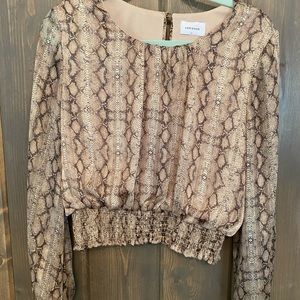 Adrienne snack cropped blouse